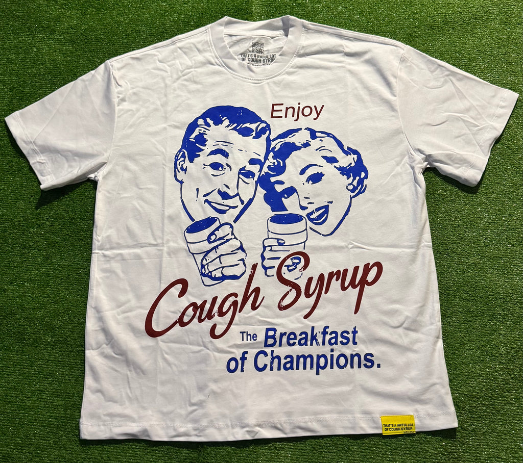 White Graphic Design T-Shirt