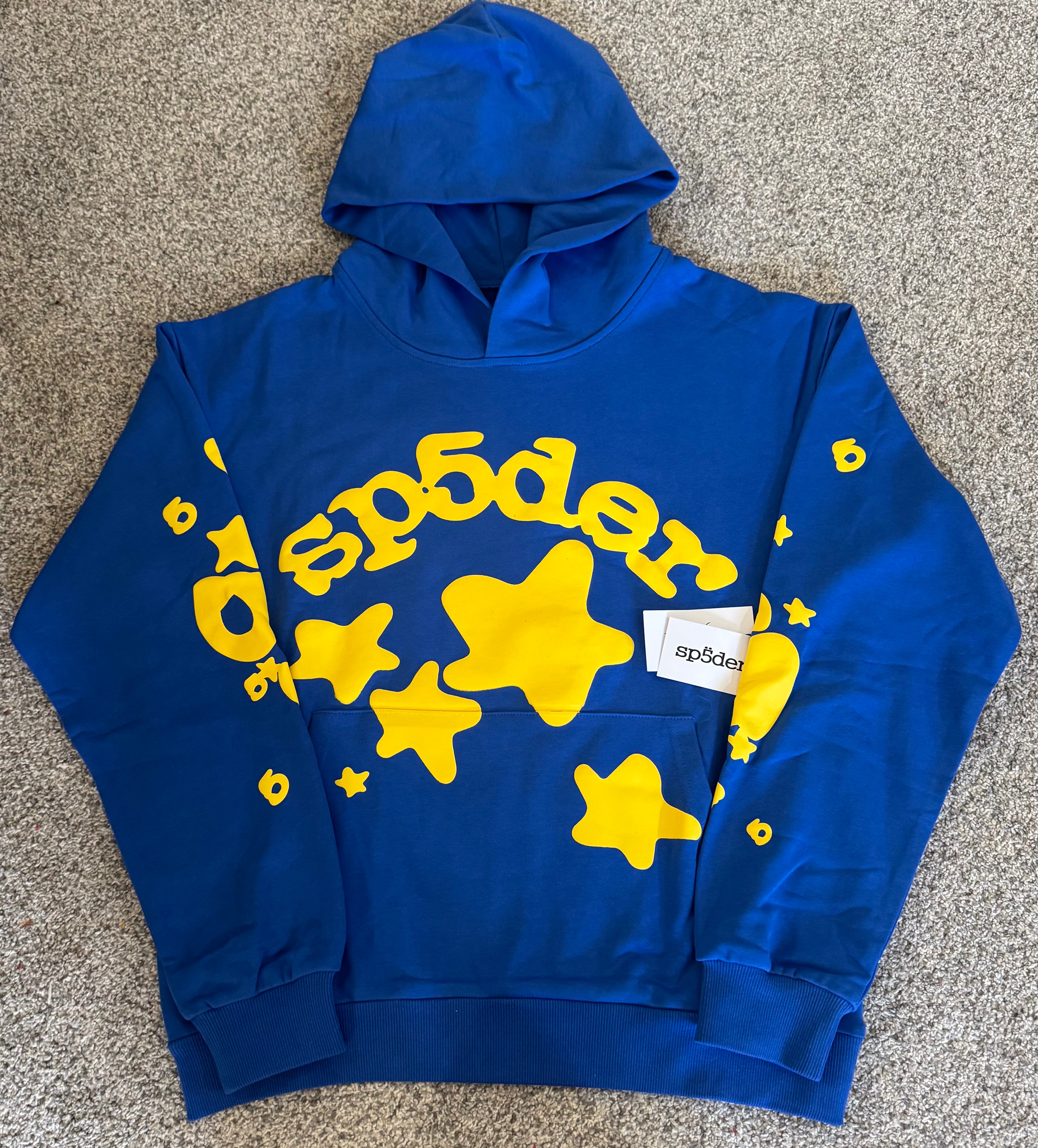 Blue Graphic Design Hoodie
