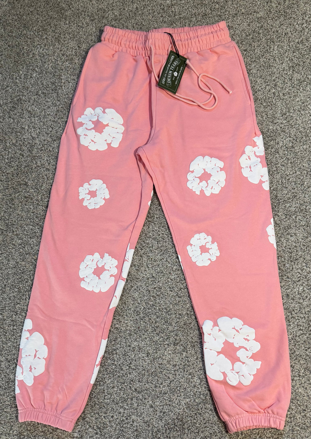 Pink Graphic Design Sweatpants