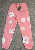 Pink Graphic Design Sweatpants