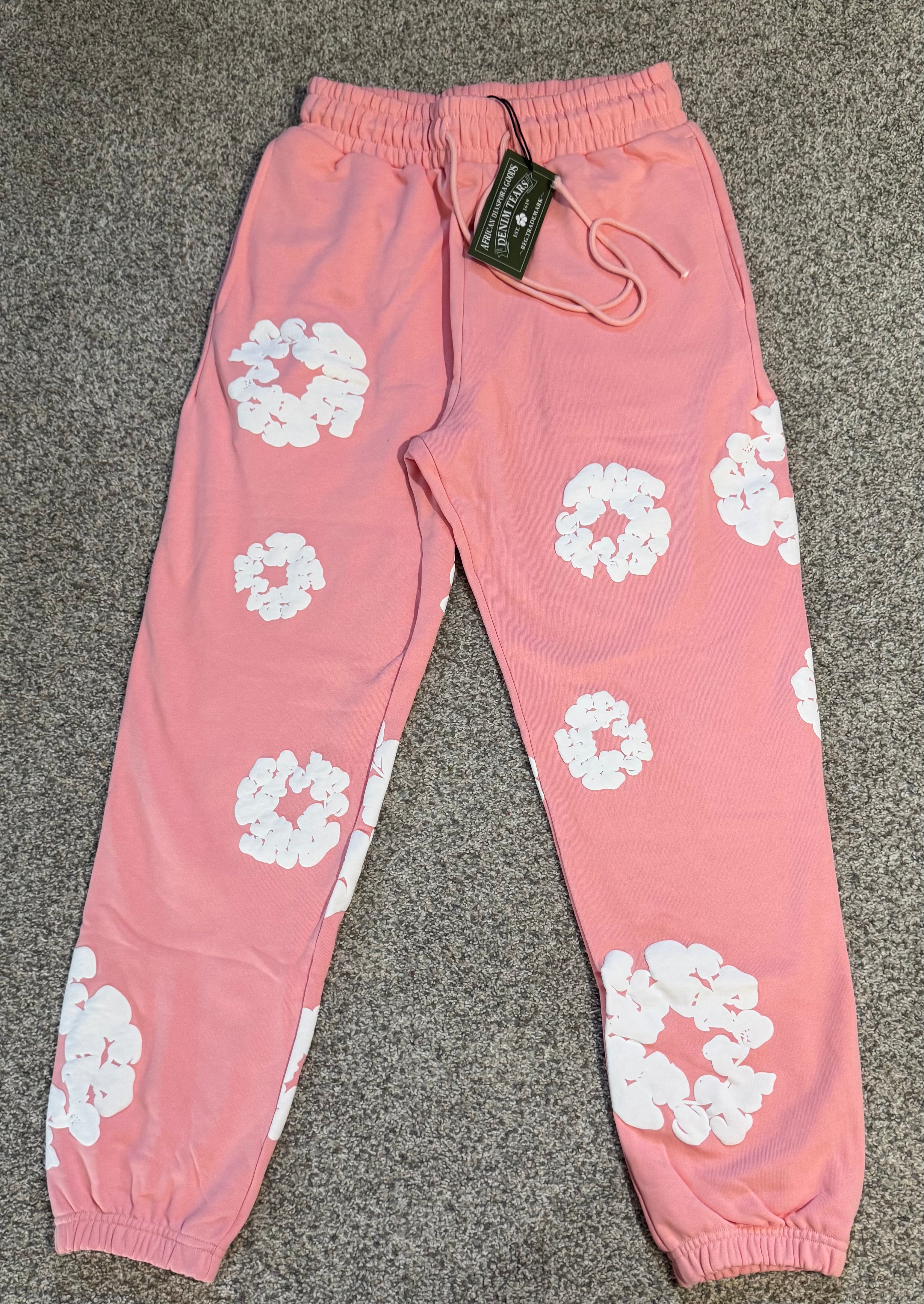 Pink Graphic Design Sweatpants